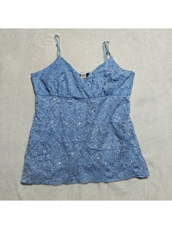 Studio 1940 Tops - Studio 1940 American vintage fairy lace babydoll camisole with sequin details